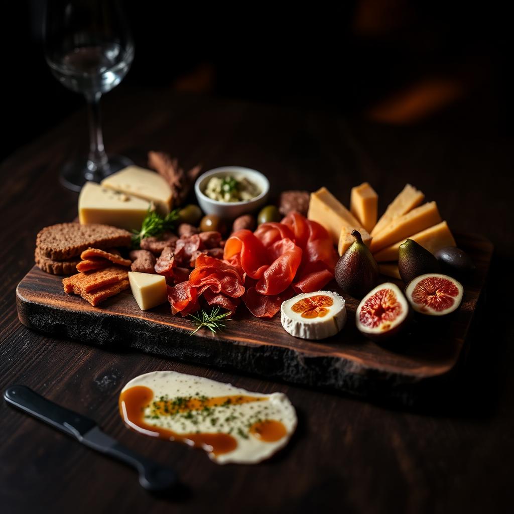 Tabla de entradas gourmet